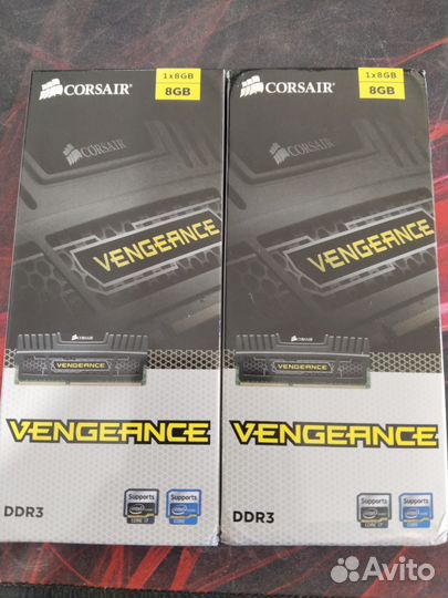 Оперативная память ddr3 8GB 1866 мгц Corsair Новая