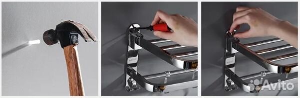 Полка для полотенец Ш 58см, Г 23см В 18 см