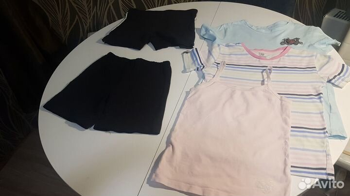 Пакет вещей для девочки для дачи,дома 122 размер