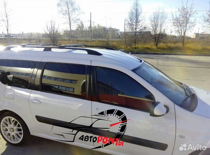 Багажник Лада Ларгус невыступающие поперечины