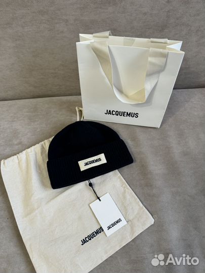 Шапка и шарф jacquemus полный комплект оригинал