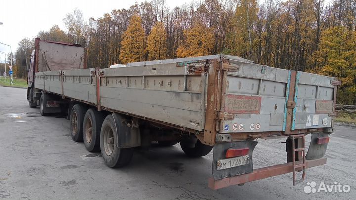 Полуприцеп бортовой Krone SDP27, 2002