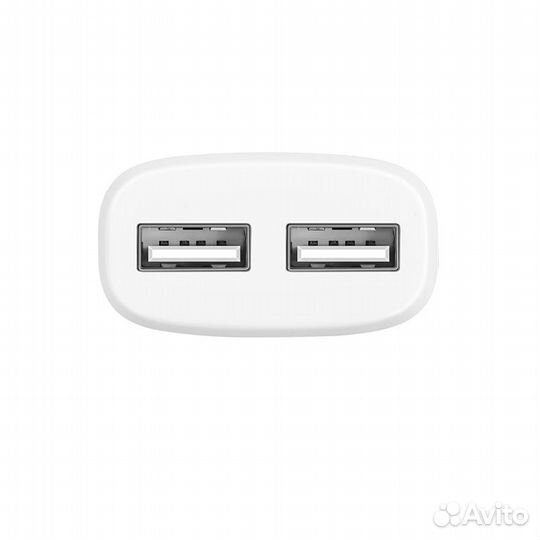 Зарядное устройство hoco C12 SMART 2*USB, 2.4A, бе