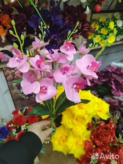 Искусственные цветы орхидея опт и розница