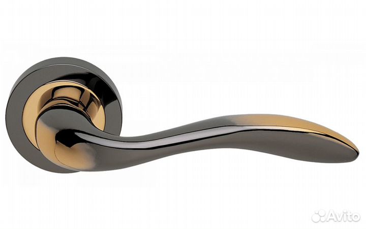 Дверная ручка Morelli Luxury leon R2 NNK Черный ни