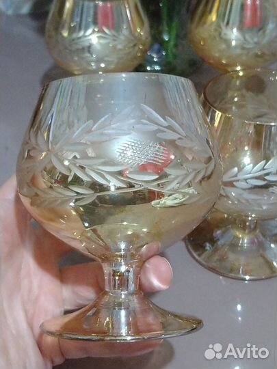 Хрустальные бокалы СССР