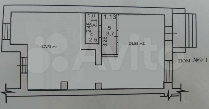 Торговая площадь, 58.8 м²