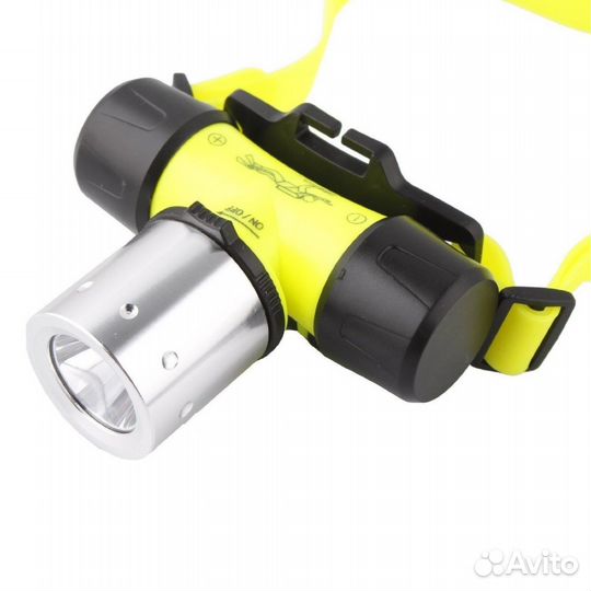 Наголовный подводный фонарик 10ватт