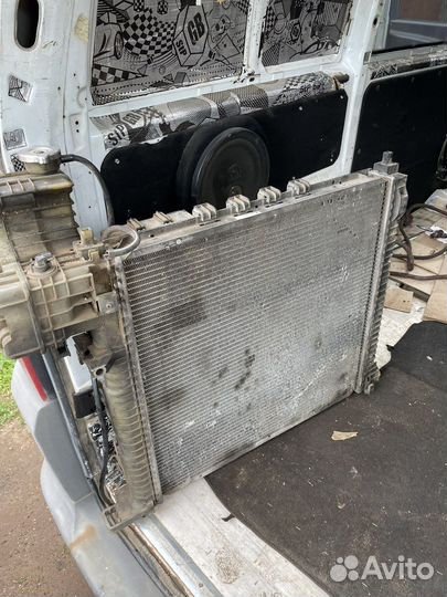 Радиатор основной Мерседес Вито 638