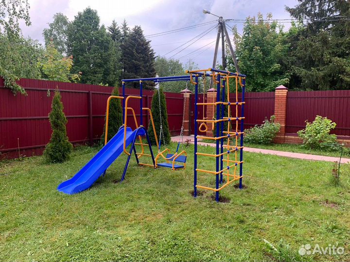 Детская площадка для дачи с горкой 2м