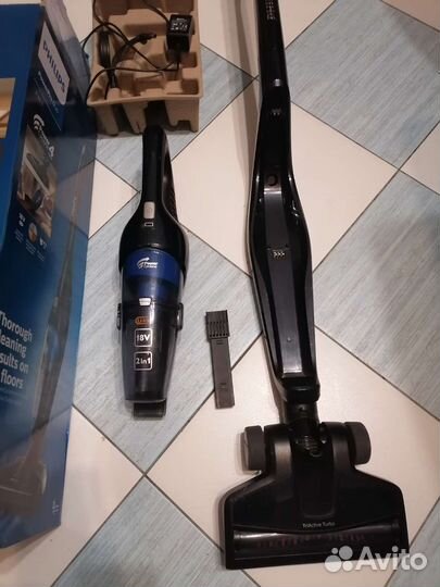 Аккумуляторный пылесос Philips Power Pro DUO