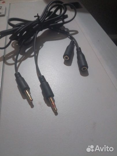 2 метра 3.5jack разветвитель