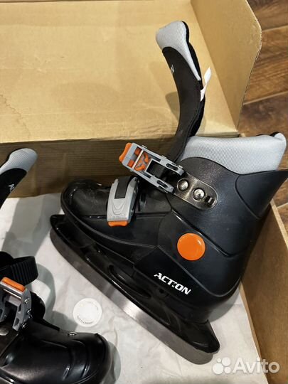 Детские коньки 29-32 раздвижные