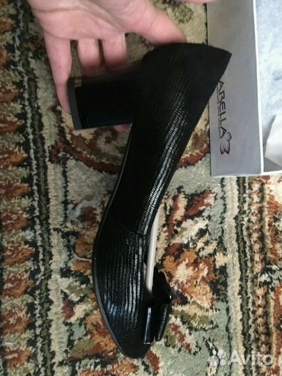 Туфли из натуральной замши