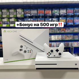 Xbox One S 1tb 4K 500 игр