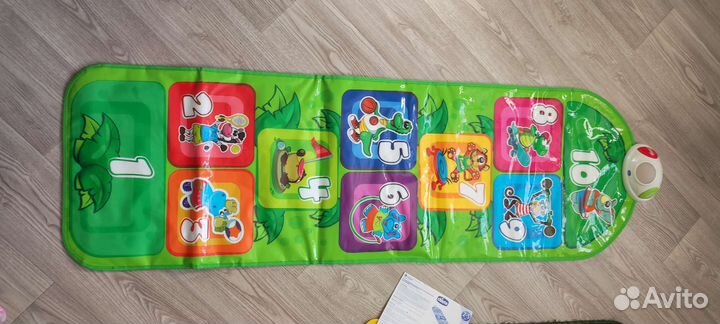 Музыкальный коврик, развивающий коврик, chicco