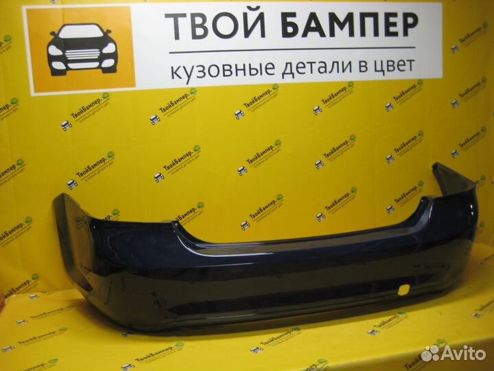 Бампер задний седан Ford Focus 2 Синий