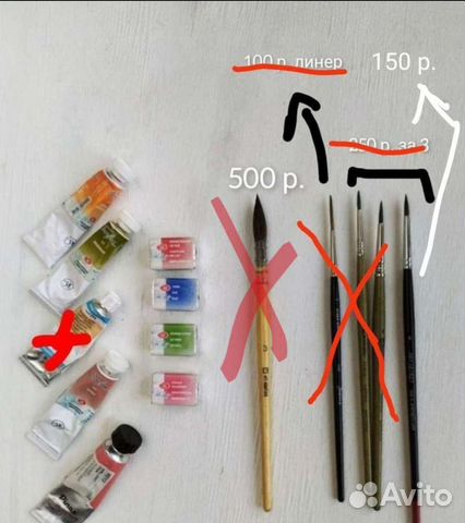 Акварель. Кисти и краски