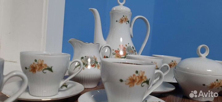 Сервиз кофейный на 6 персон гдр