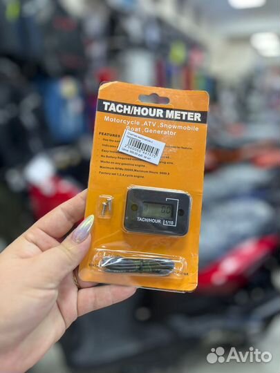Счетчик моточасов с тахометром