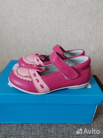 Новые туфли из натуральной кожи, размер 25