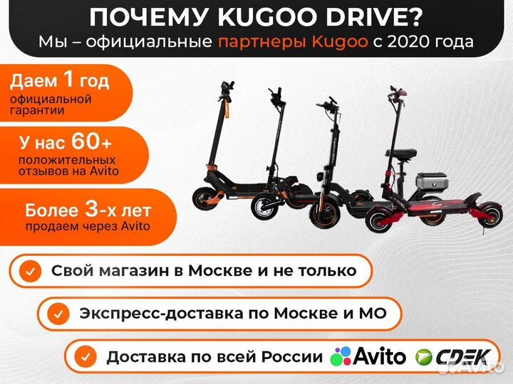 Новый Электросамокат Wolong M4 Pro +