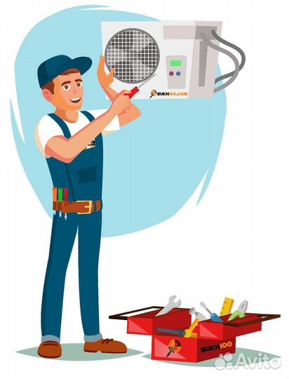 Установка монтаж кондиционера сплит-систем