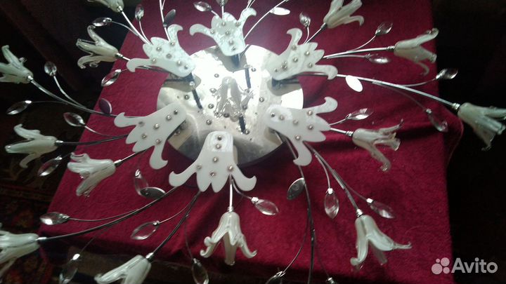 Люстра Окуеная,LED/galo 12 вольт