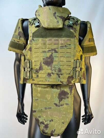 Бронежилет штурм с быстрым сбросом/мох