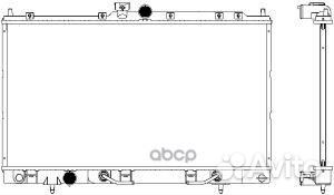 Радиатор системы охлаждения 33211007 Sakura