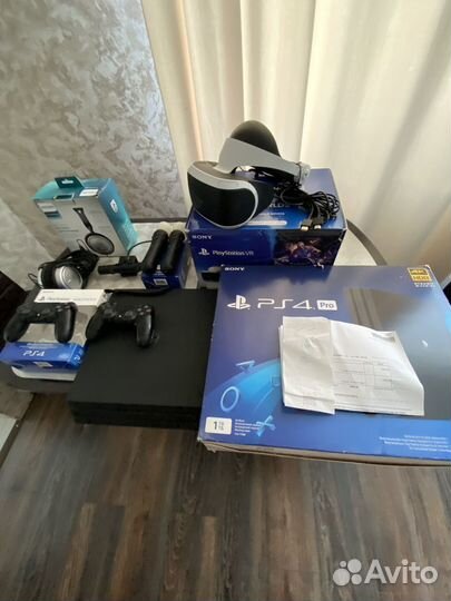 Sony playstation 4 PS4 pro комплект с VR
