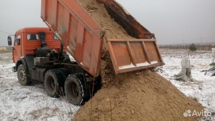 Песок c карьера