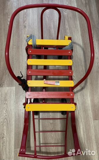 Детские санки с колесами Nika