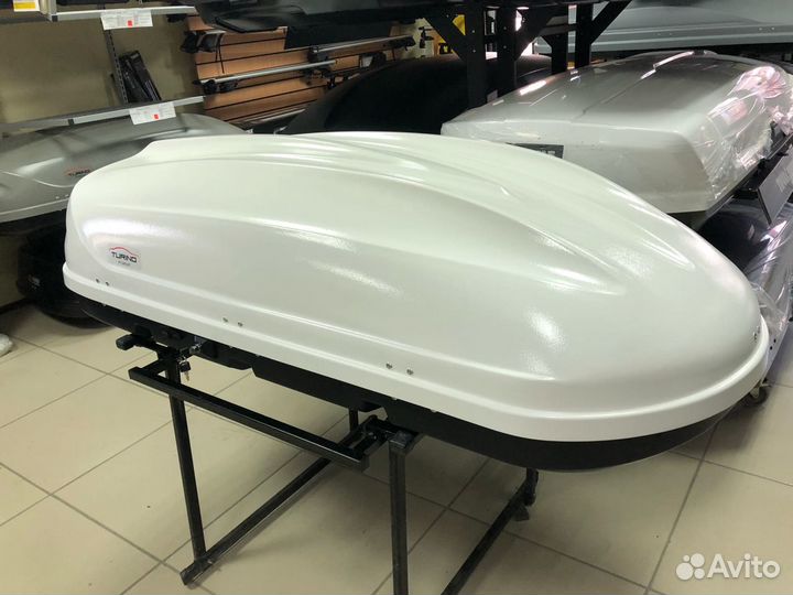 Автобокс багажник на крышу KIA Rio HB