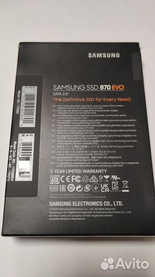 Ssd samsung 870 evo 500gb SATA