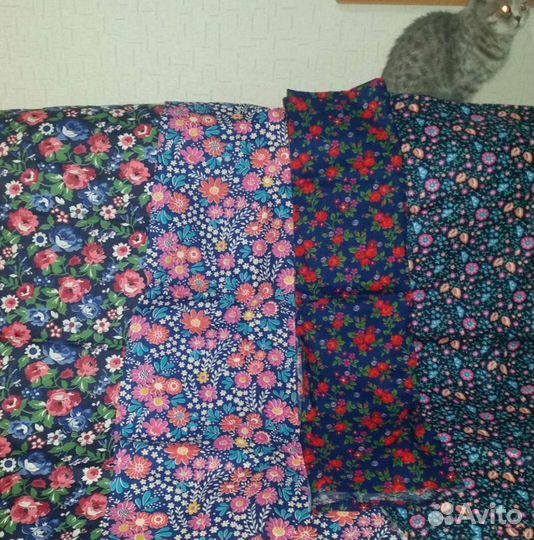 Натуральные ткани СССР, рушник, платки, шторы