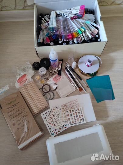 Набор для маникюра гель-лак аксессуары сухожар