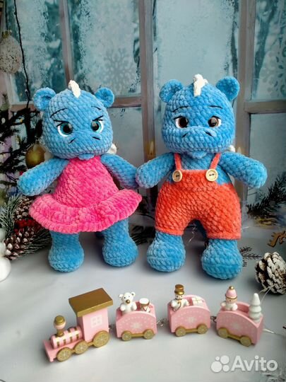 Дракоша плюшевый