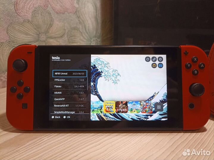 Nintendo switch прошитая + игры