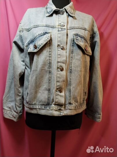 Джинсовая куртка женская 48 50 miracle