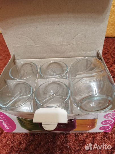 Большие стопки, стекло