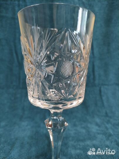 Хрустальные бокалы, фужеры времен СССР
