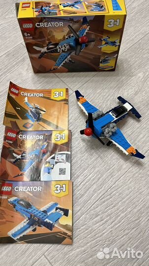 Lego creator 31099 Винтовой самолет