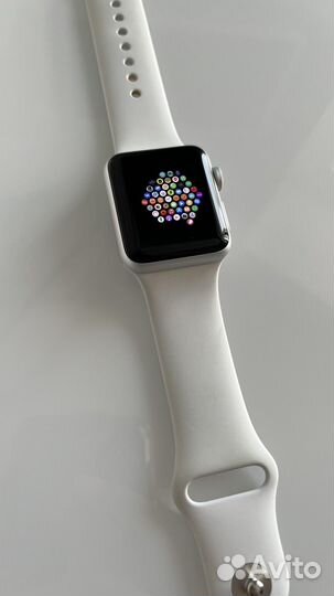 Часы apple watch 3 38 mm silver aluminum оригинал