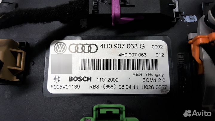 Блок комфорта Audi A6 C7 4G (4H0907063G)