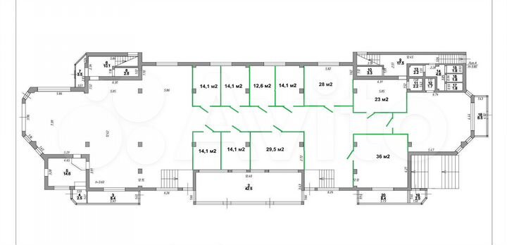 Магазин, салон красоты, услуги, офис, от 11 м²