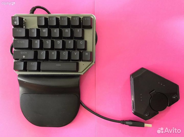 Игровая механическая клавиатура+bluetooth приемник