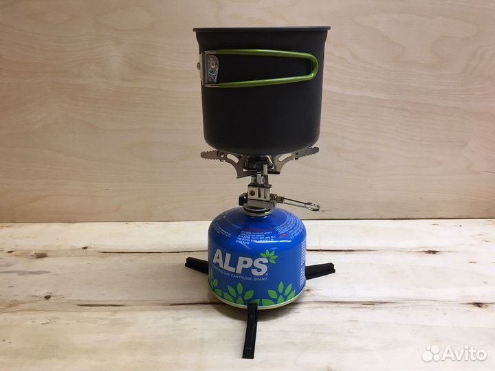 Походная портативная горелка + газовый баллон 230г