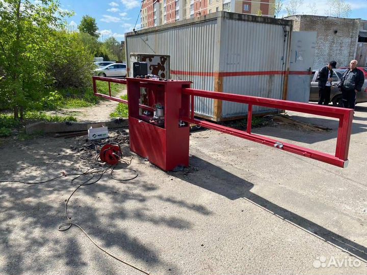 Антивандальный шлагбаум под ключ