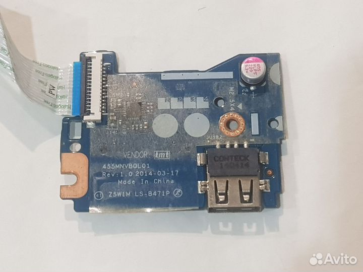 Плата включения, CardReader, USB Acer Aspire E15